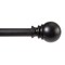 Kenney Mfg Kenney Layla 1" Value Decorative Window Curtain Rod, 30-84", Black KN87002V1NP - alternate 1